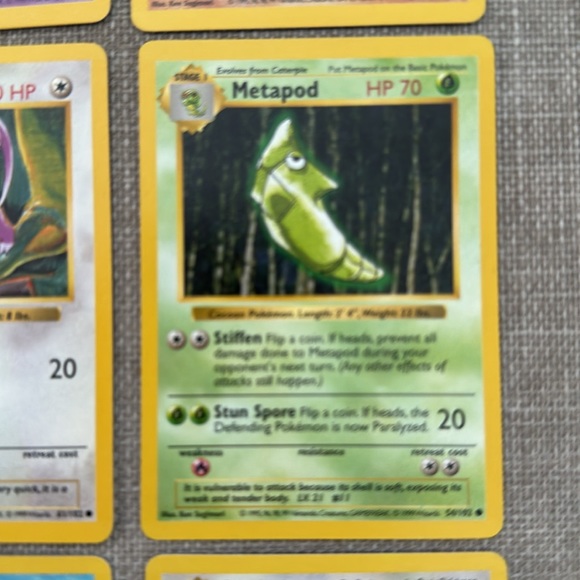 Vintage Pokémon Card Bundle (12) 1995 Perfect Condition Please See All Pics - Picture 9 of 14